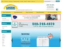 Tablet Screenshot of kahians.com